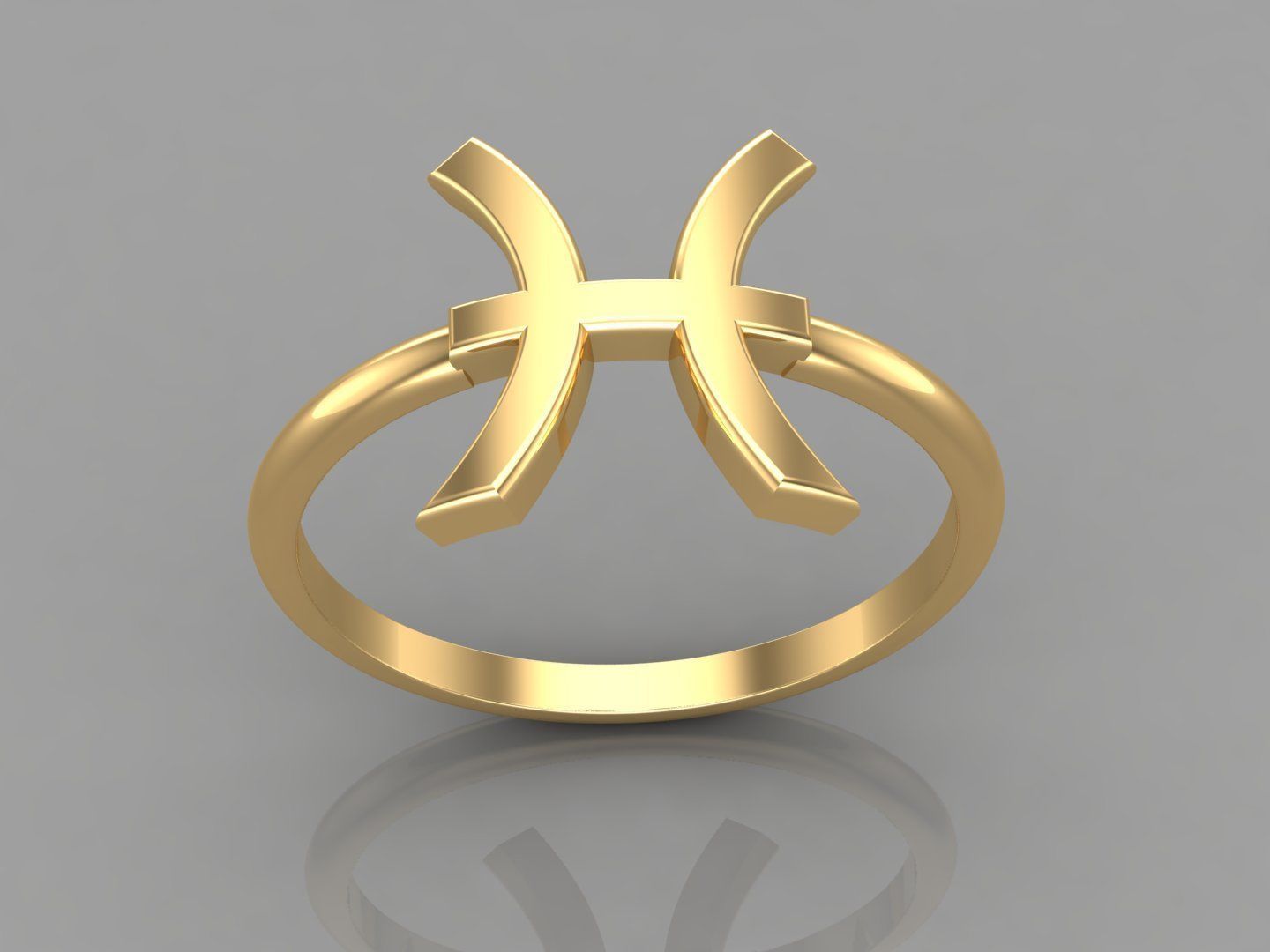Pisces Ring Cad File Version 1 3D print model_2