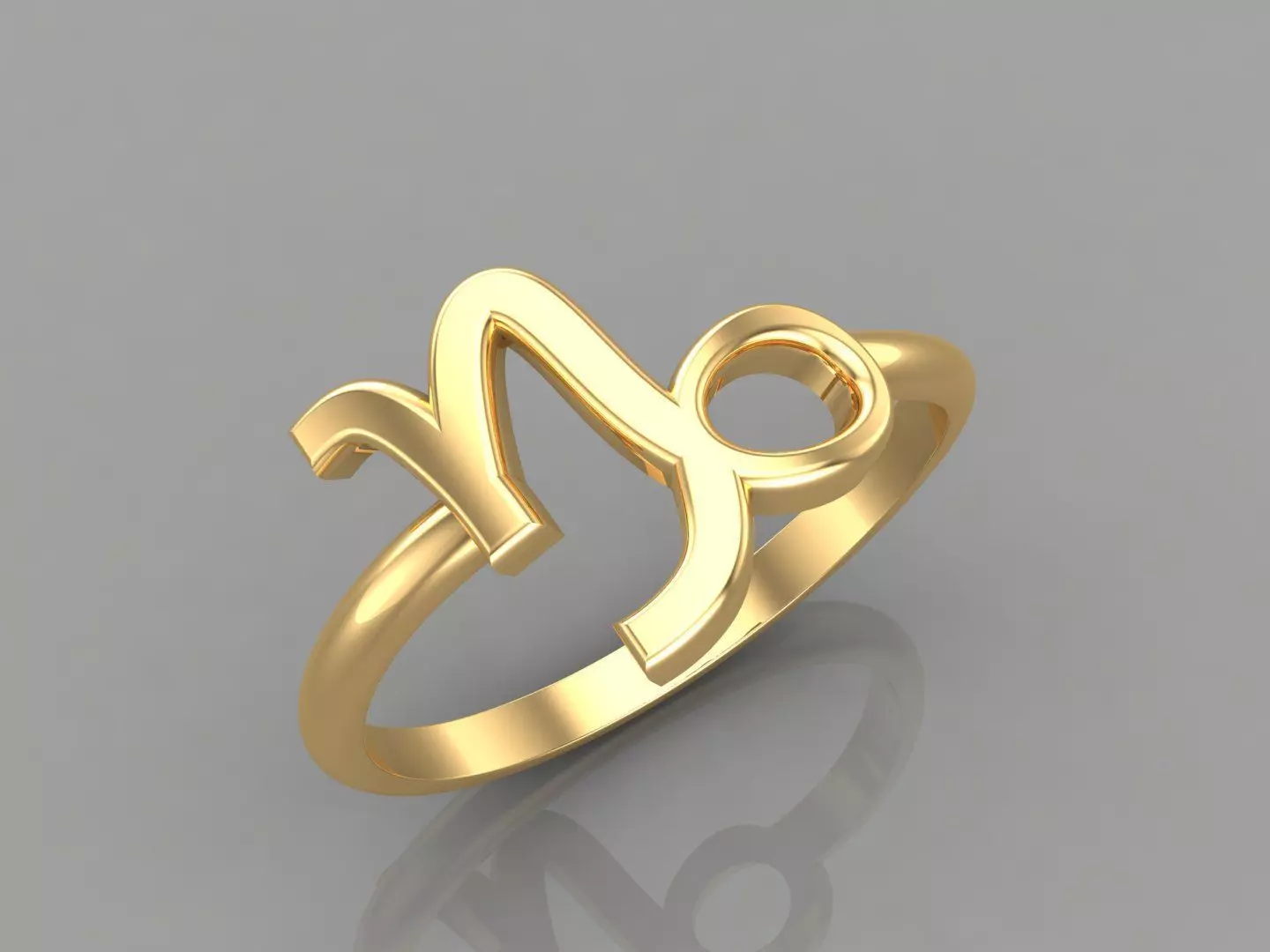 Capricom Ring Cad File Version 1 3D print model_0