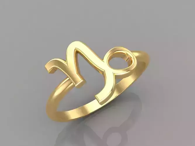 Capricom Ring Cad File Version 1 3D print model