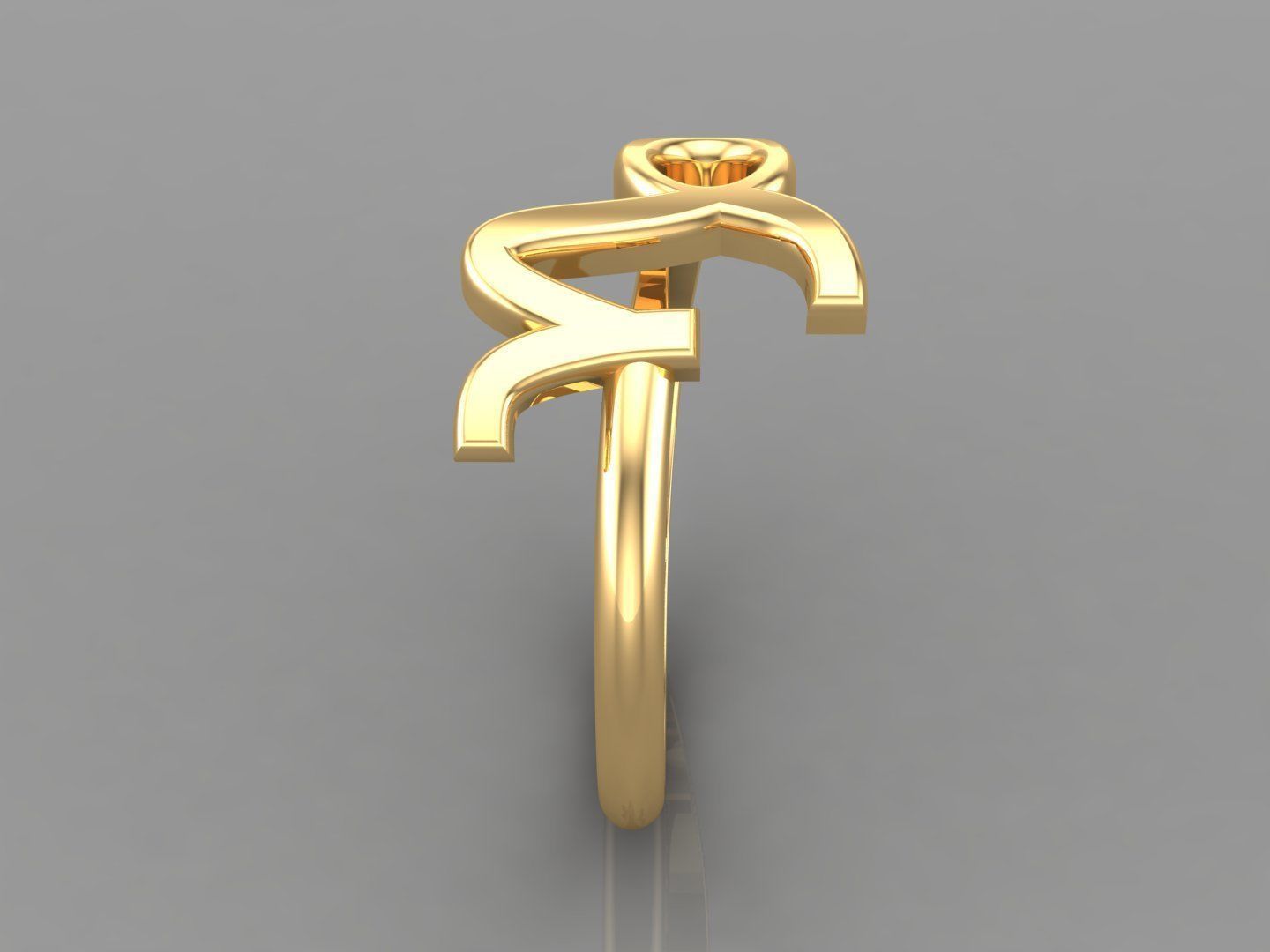 Capricom Ring Cad File Version 1 3D print model_3