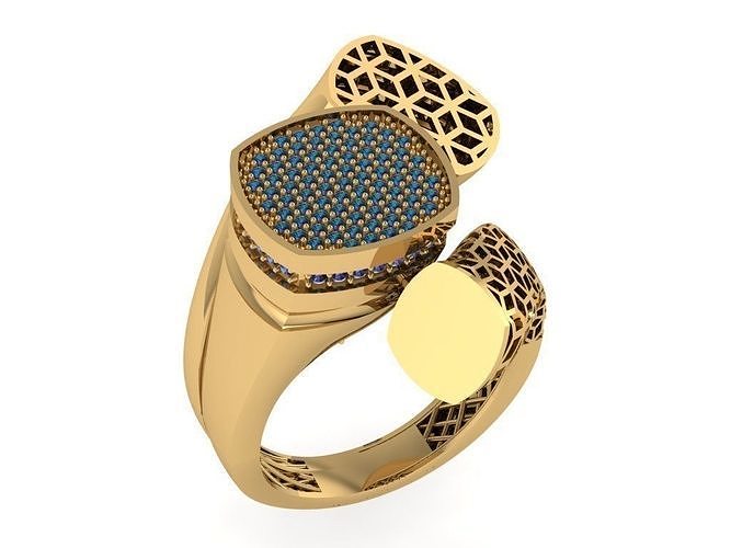 16 new design turkish ring 3D print model