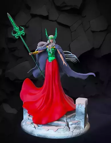 Hilda de Polaris  Saint Seiya 