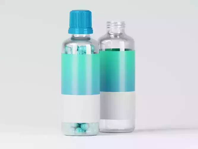 Candy Sits bottle 3D Model