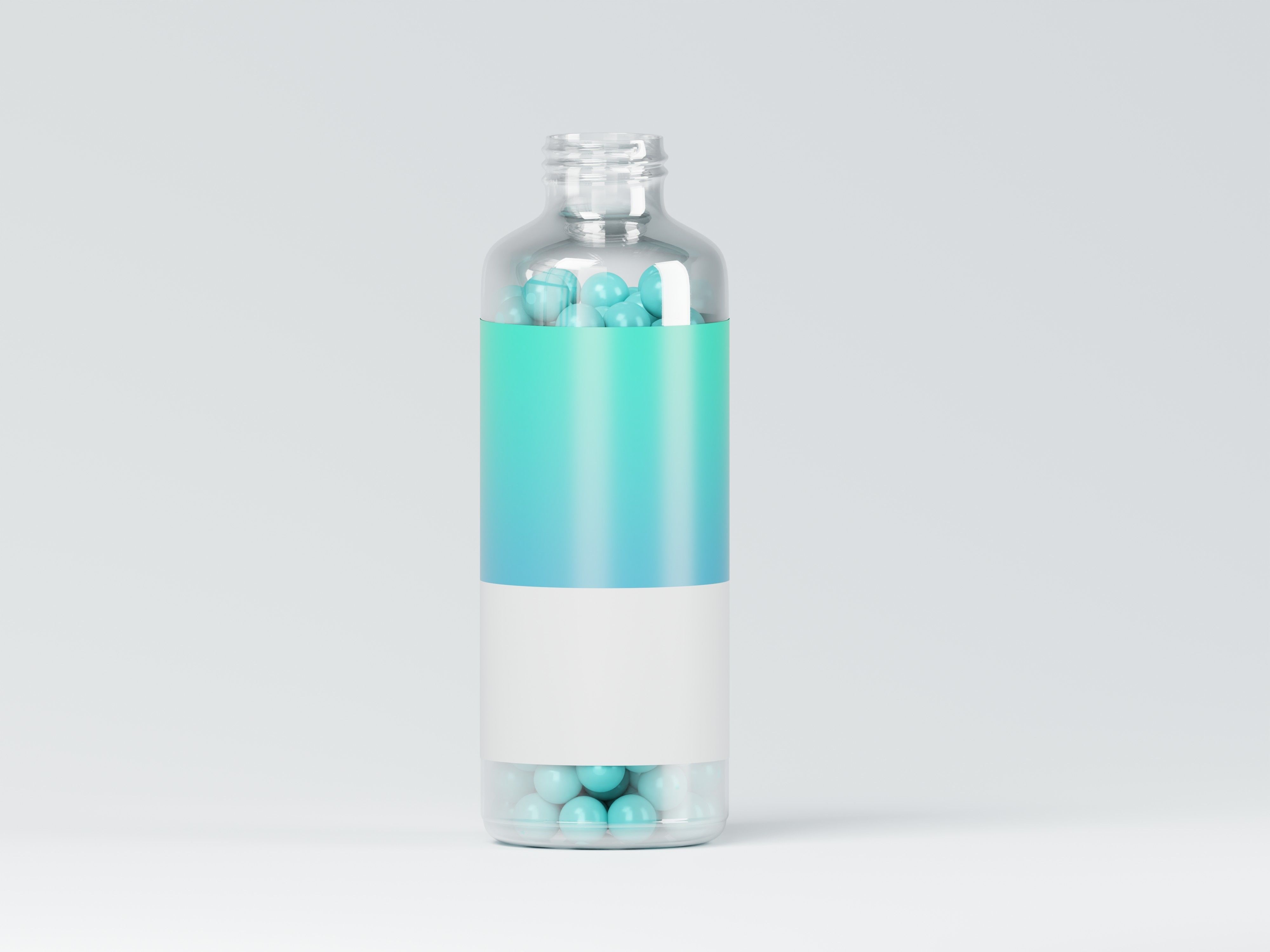 Candy Sits bottle 3D Model Low-poly 3D model_4