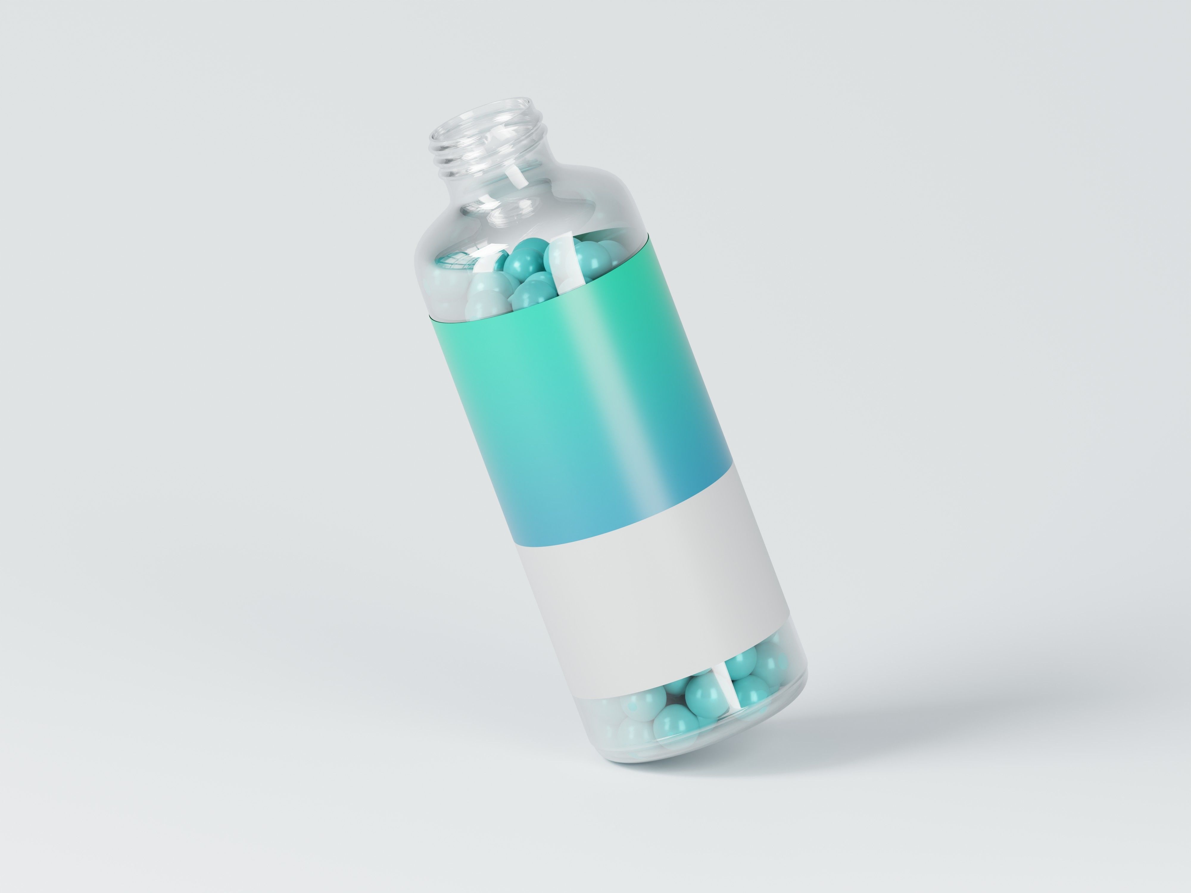 Candy Sits bottle 3D Model Low-poly 3D model_7