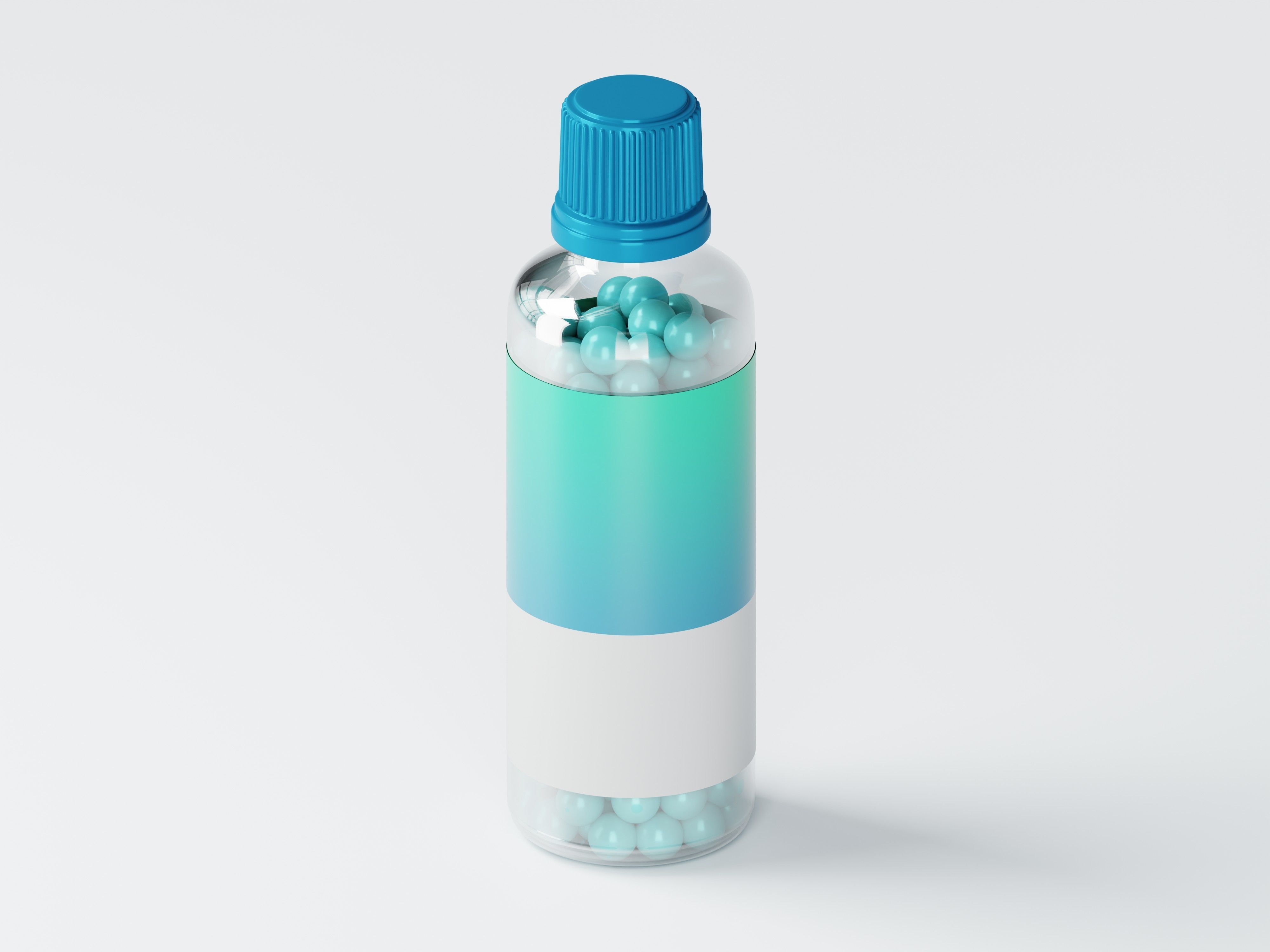 Candy Sits bottle 3D Model Low-poly 3D model_3