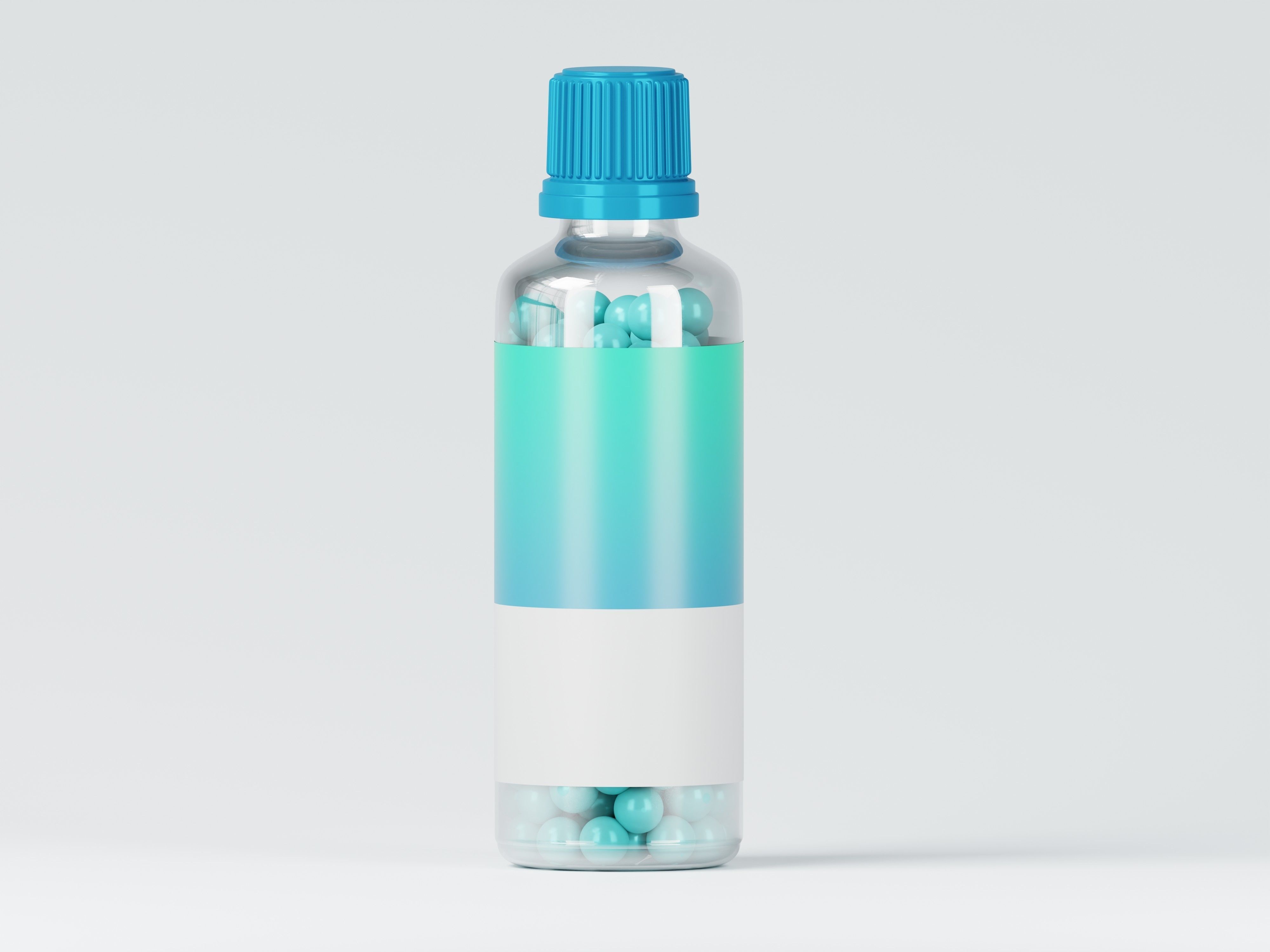 Candy Sits bottle 3D Model Low-poly 3D model_1