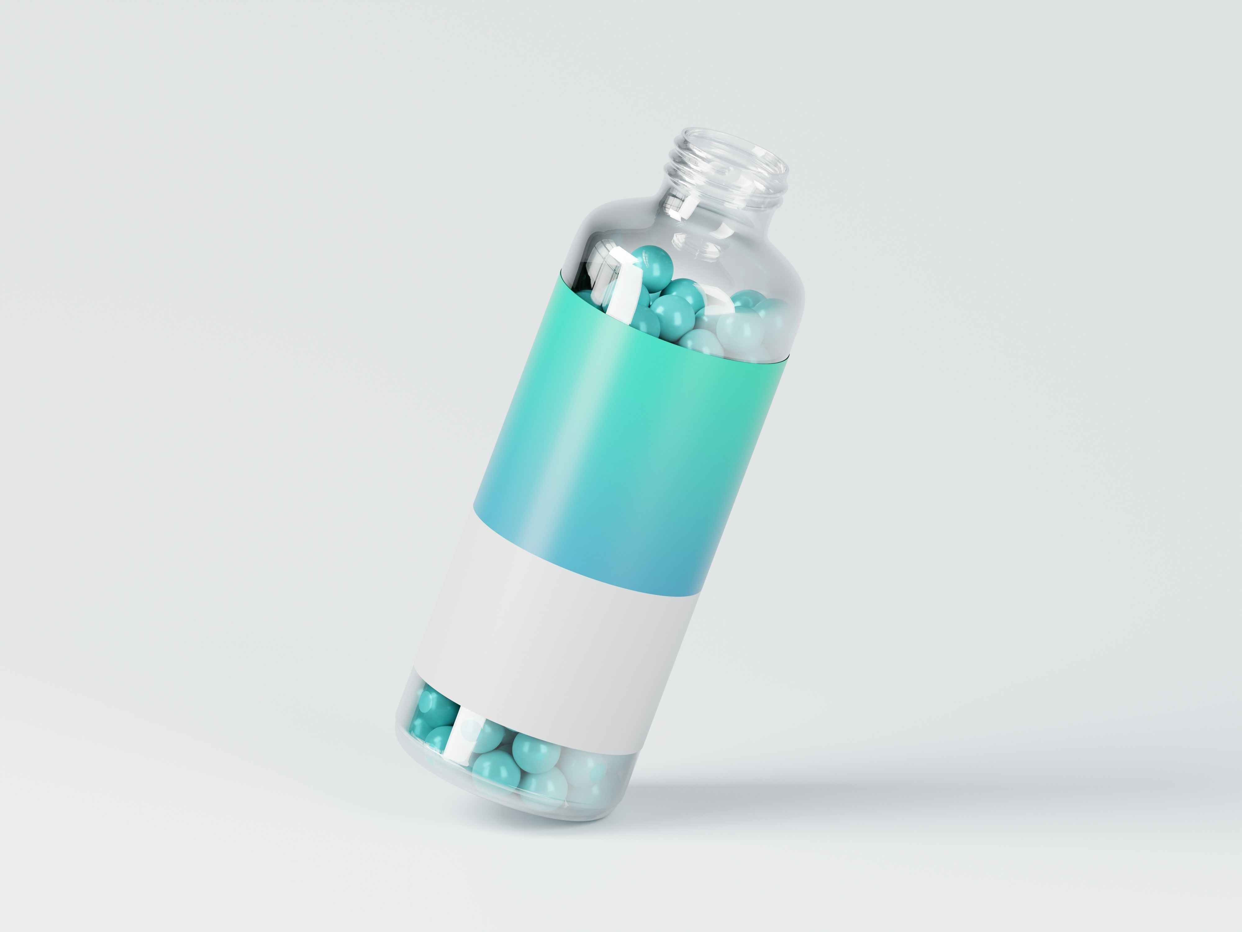 Candy Sits bottle 3D Model Low-poly 3D model_6