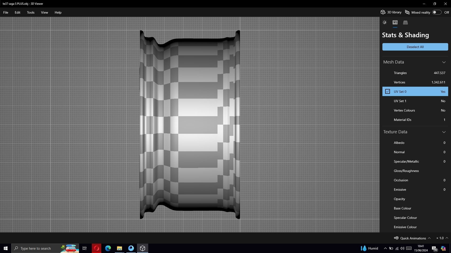 Volk Rays TE37 SAGA S Plus 3D model_10