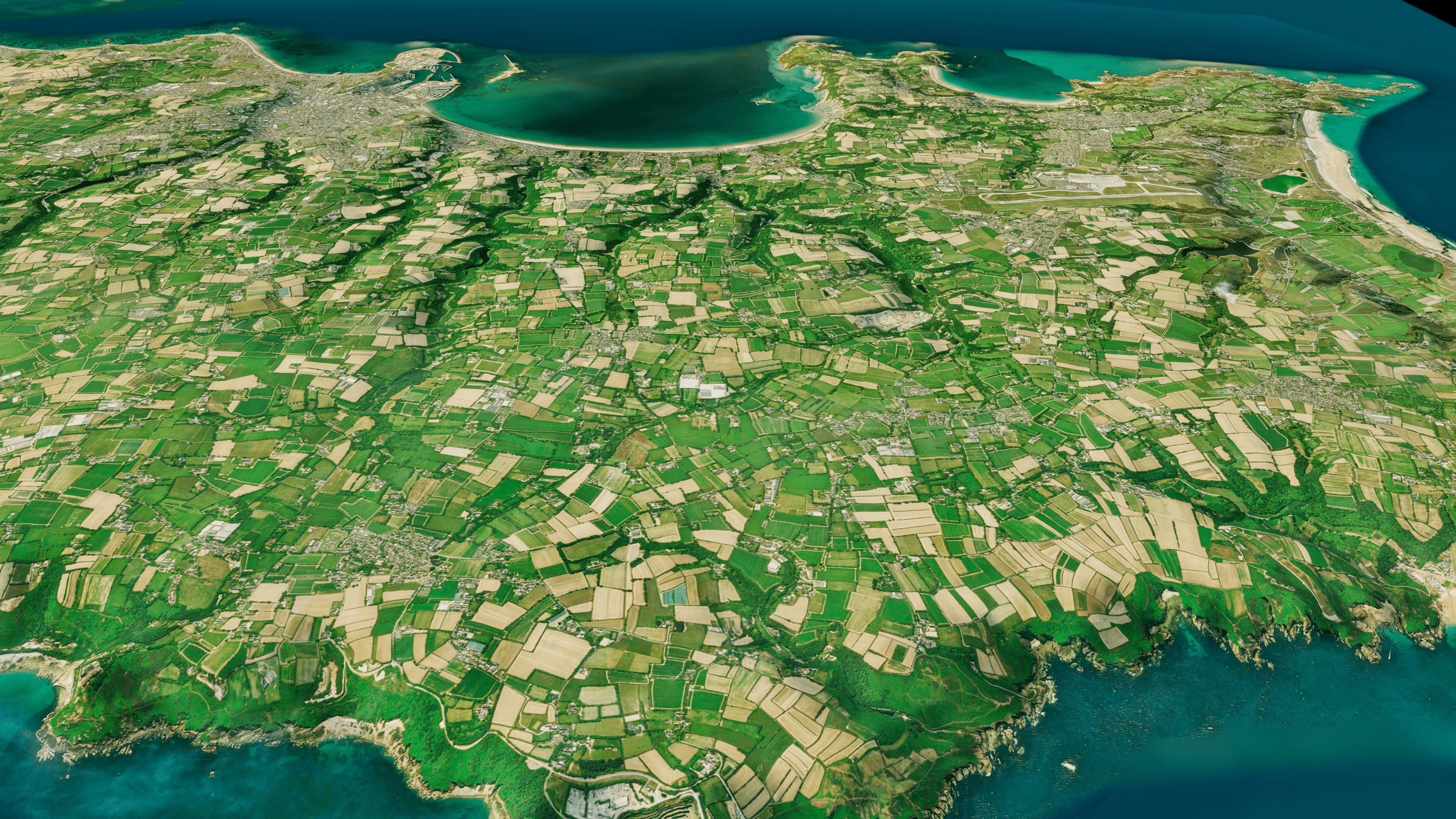 Jersey island 3d model terrain 3D model_13