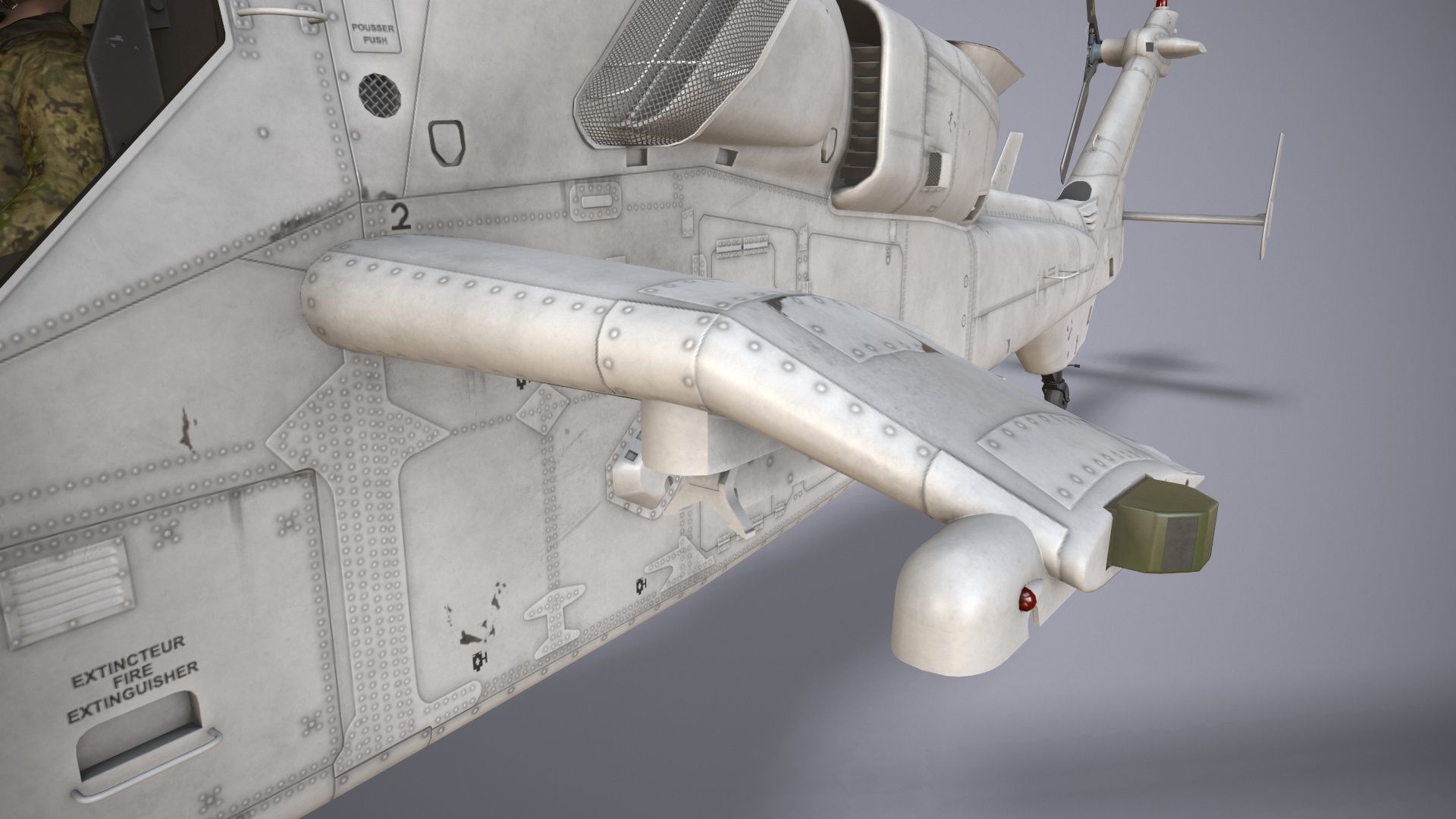  EC-665 Tiger HAD Blank Complex Animation Low-poly 3D model_11