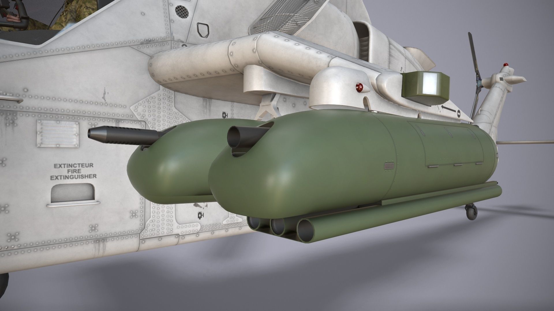  EC-665 Tiger HAD Blank Complex Animation Low-poly 3D model_21