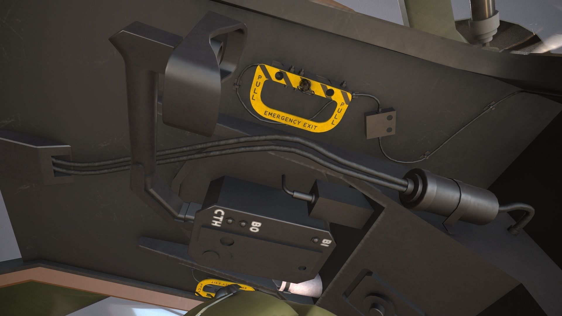  EC-665 Tiger HAD Blank Complex Animation Low-poly 3D model_35