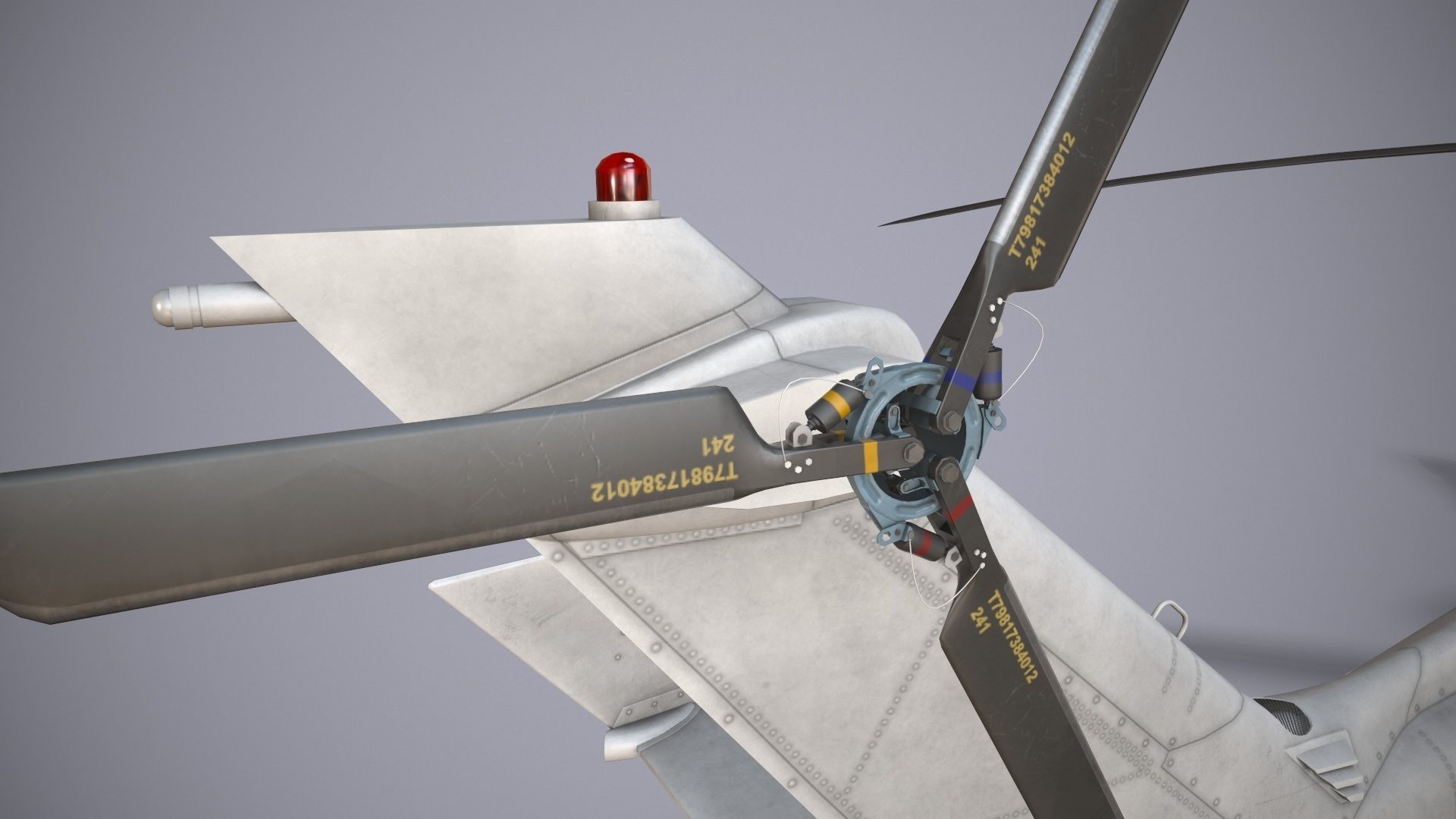  EC-665 Tiger HAD Blank Complex Animation Low-poly 3D model_15