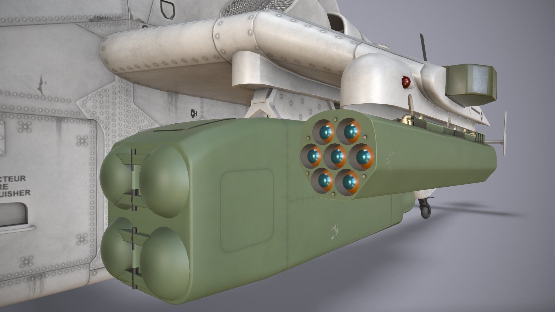  EC-665 Tiger HAD Blank Complex Animation Low-poly 3D model_23