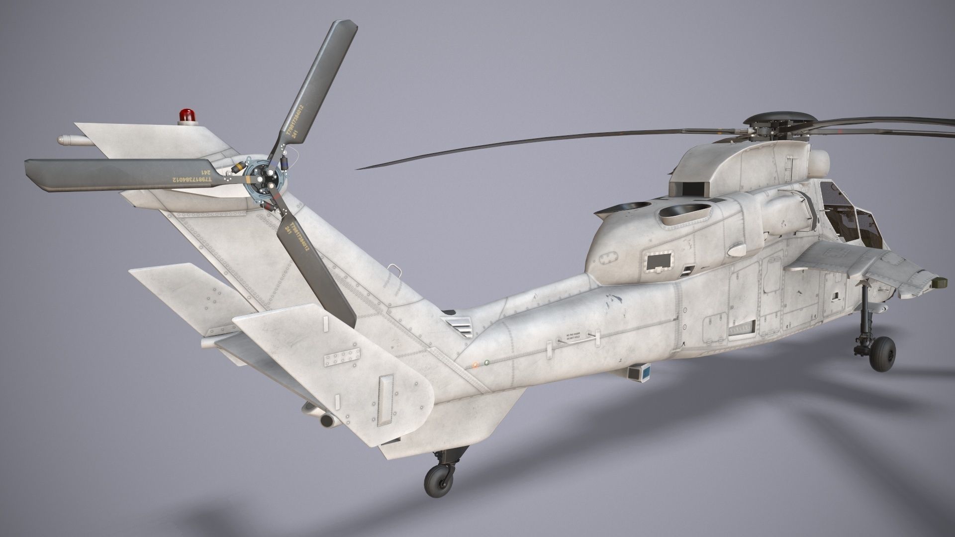  EC-665 Tiger HAD Blank Static Low-poly 3D model_6