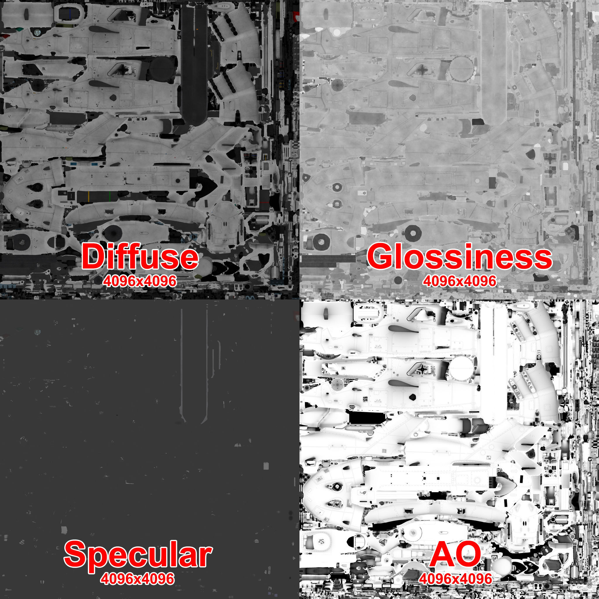  EC-665 Tiger HAD Blank Static Low-poly 3D model_57
