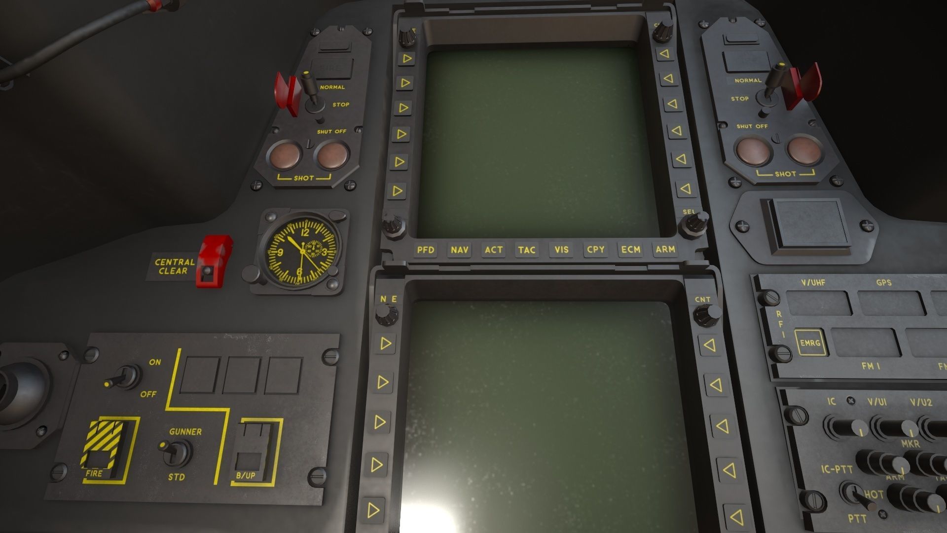  EC-665 Tiger HAD Blank Static Low-poly 3D model_31