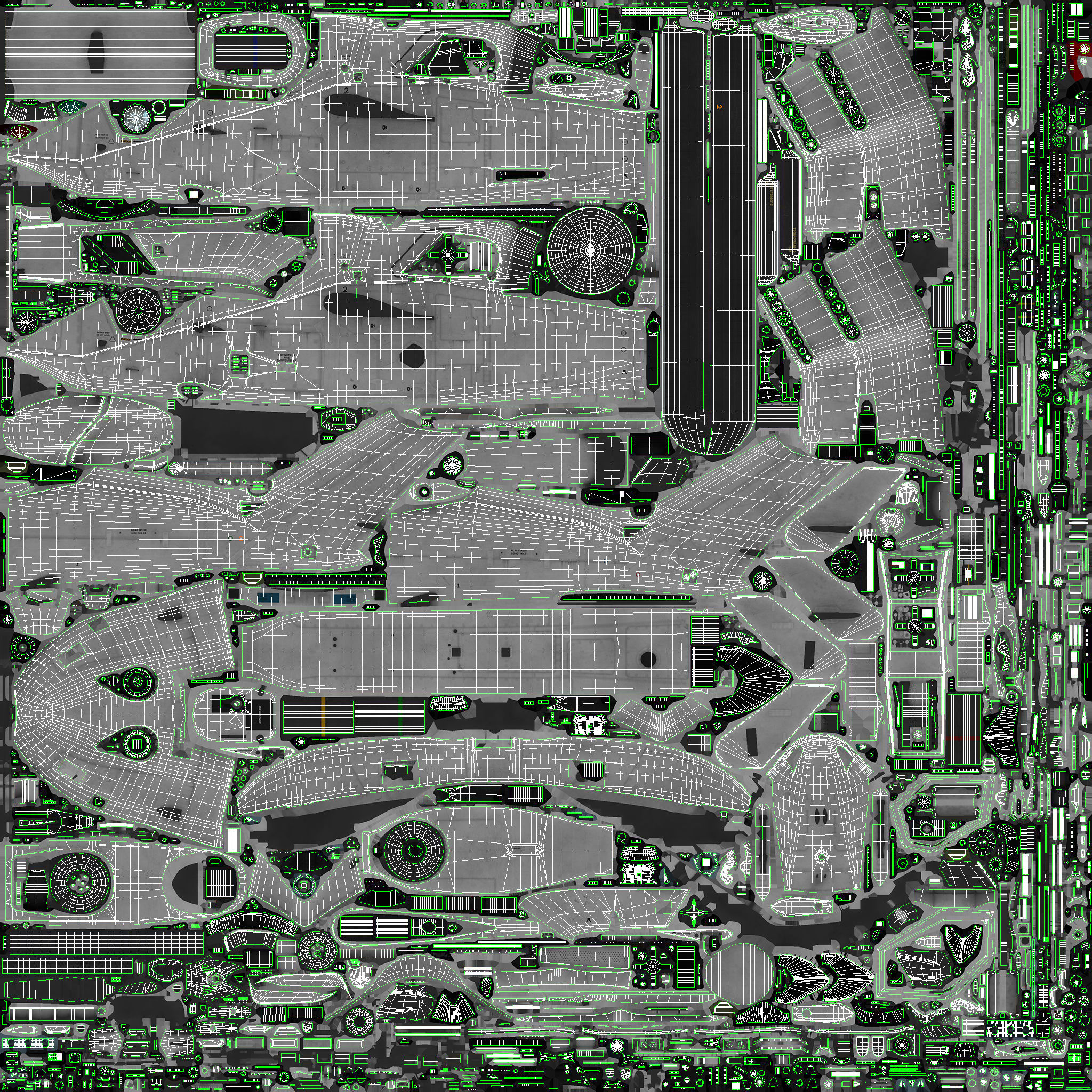  EC-665 Tiger HAD Blank Static Low-poly 3D model_62