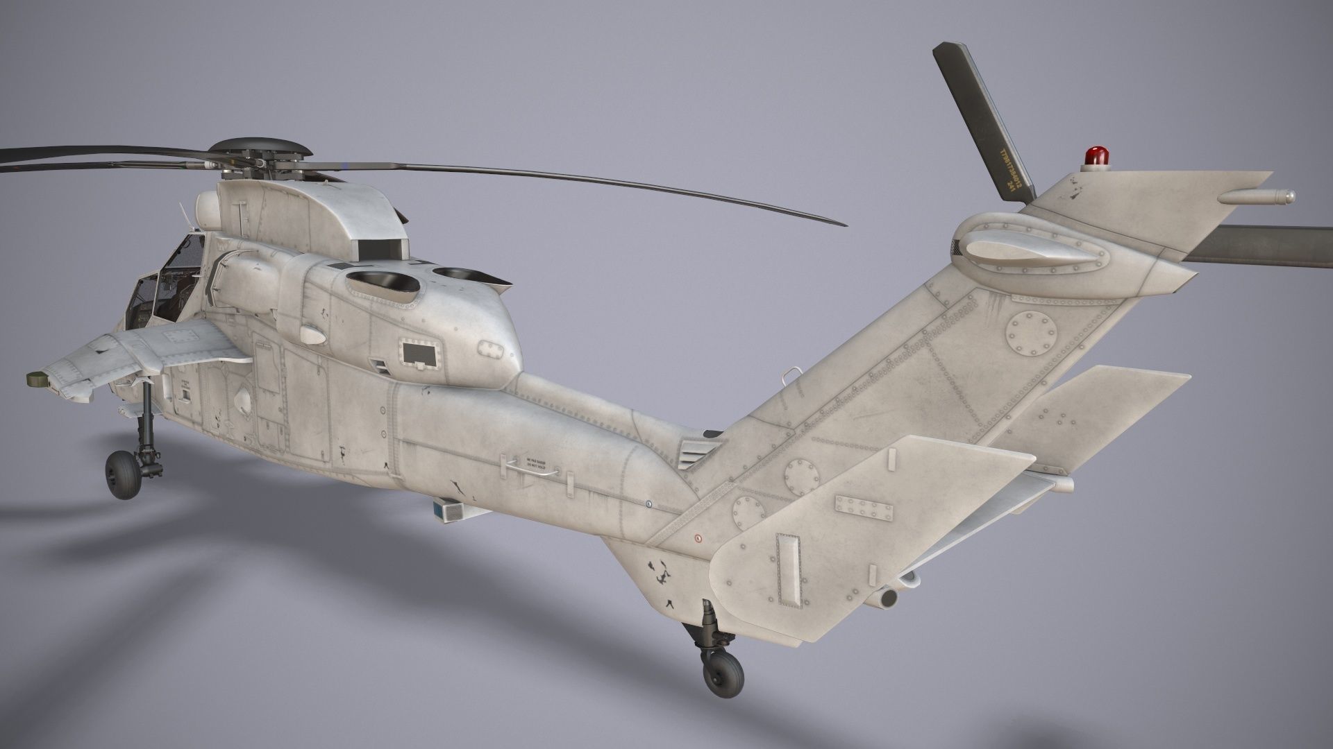  EC-665 Tiger HAD Blank Static Low-poly 3D model_5