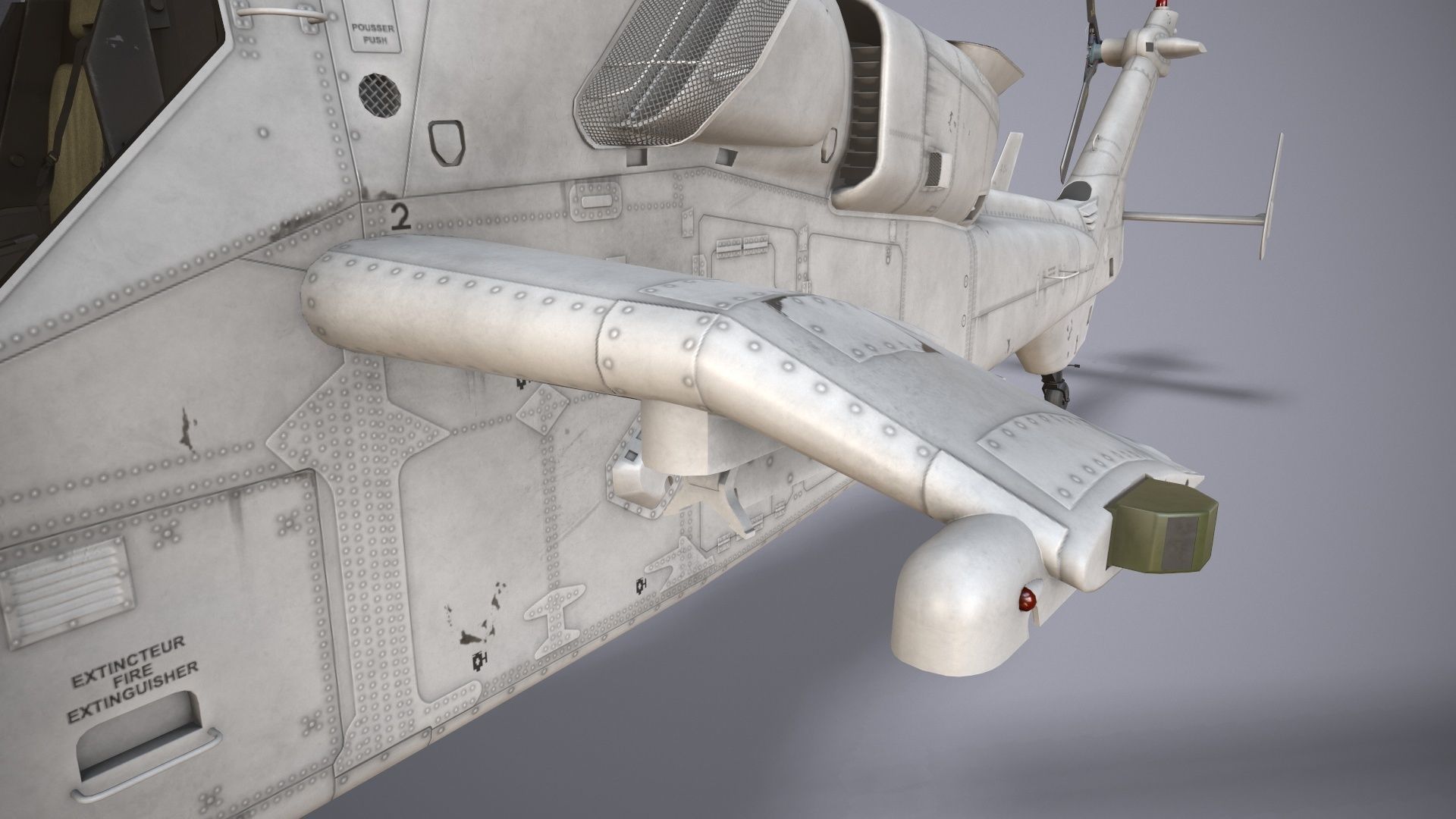  EC-665 Tiger HAD Blank Static Low-poly 3D model_11