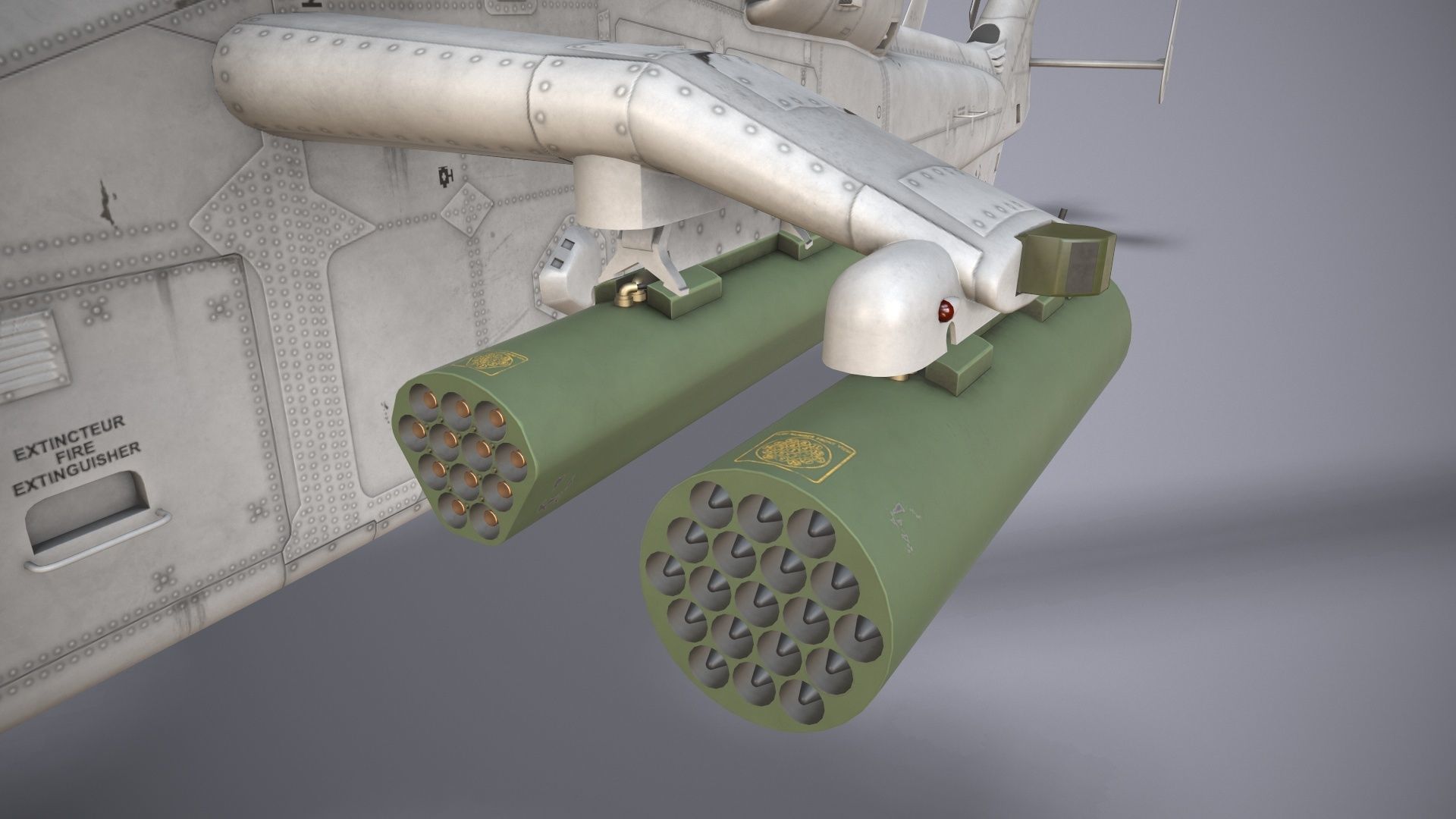  EC-665 Tiger HAD Blank Static Low-poly 3D model_22