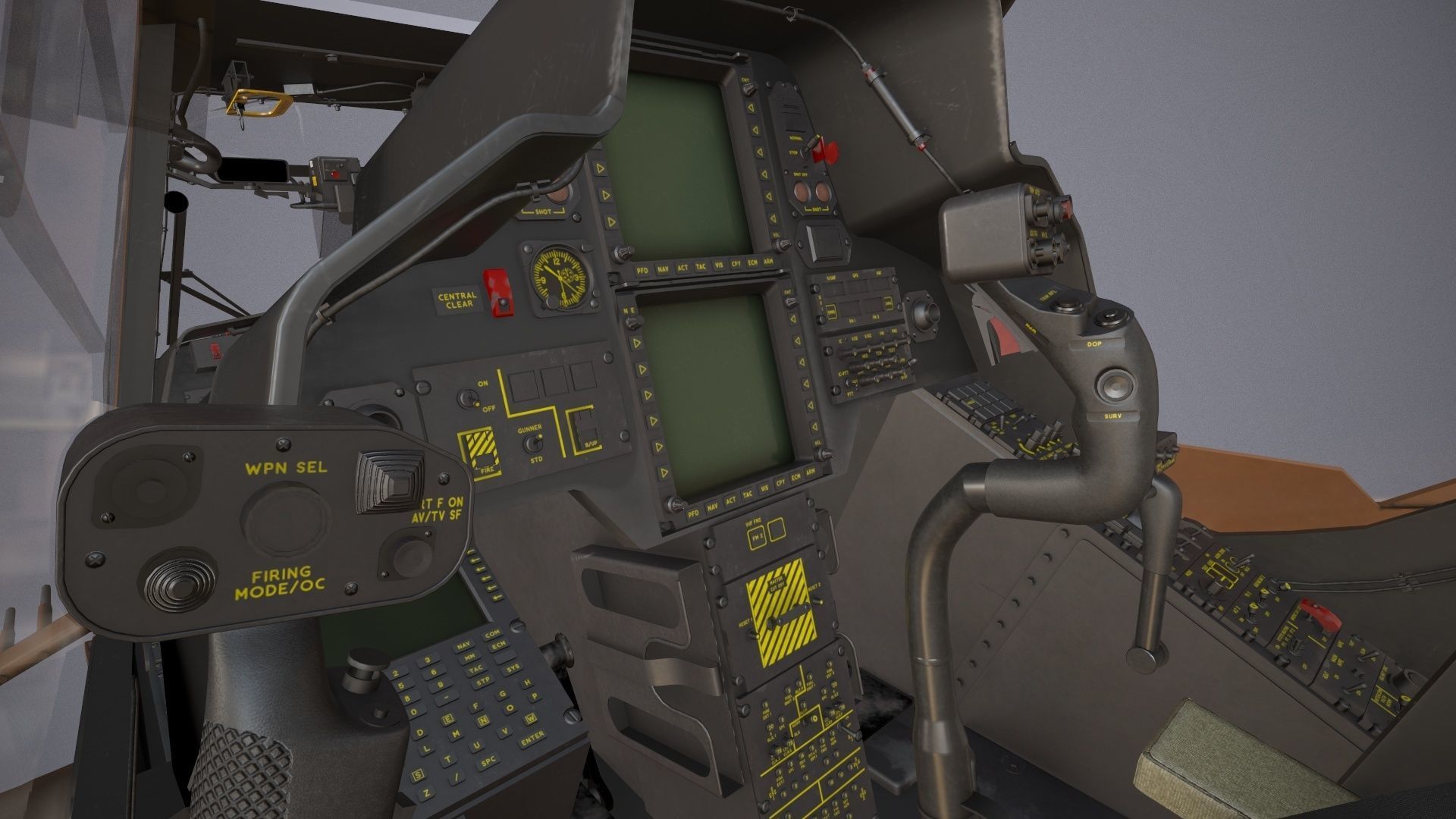  EC-665 Tiger HAD Blank Static Low-poly 3D model_28