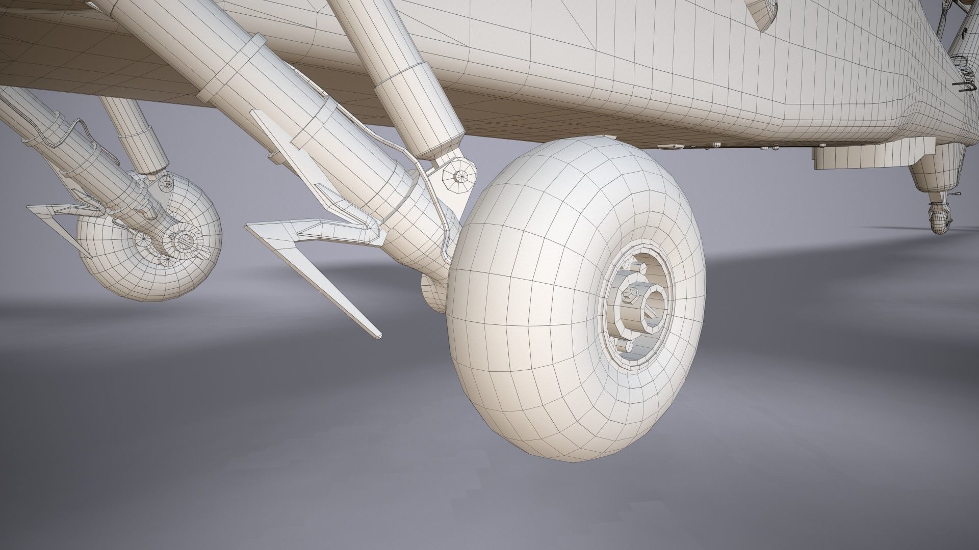  EC-665 Tiger HAD Blank Static Low-poly 3D model_47