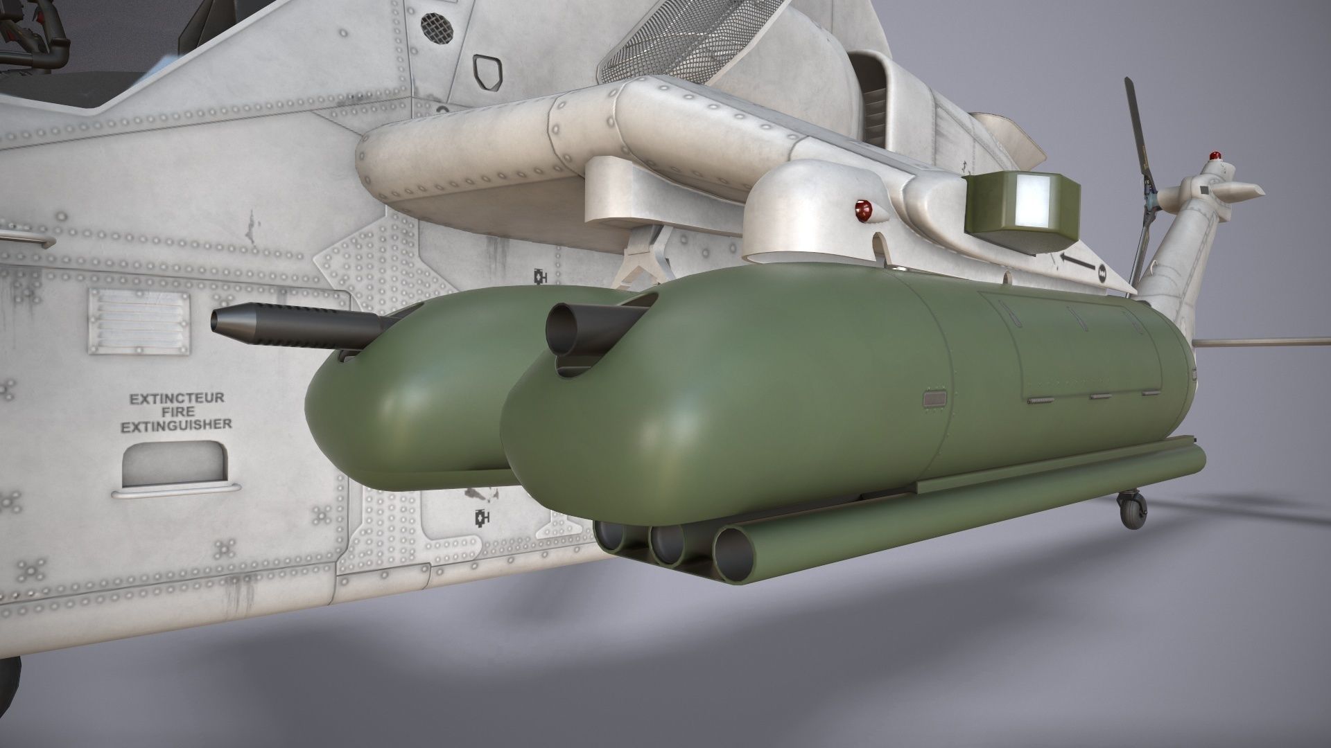  EC-665 Tiger HAD Blank Static Low-poly 3D model_21