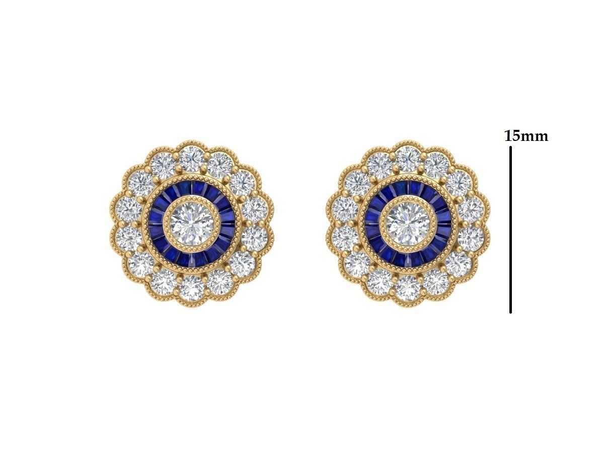 Antiq Earing 3D print model_3