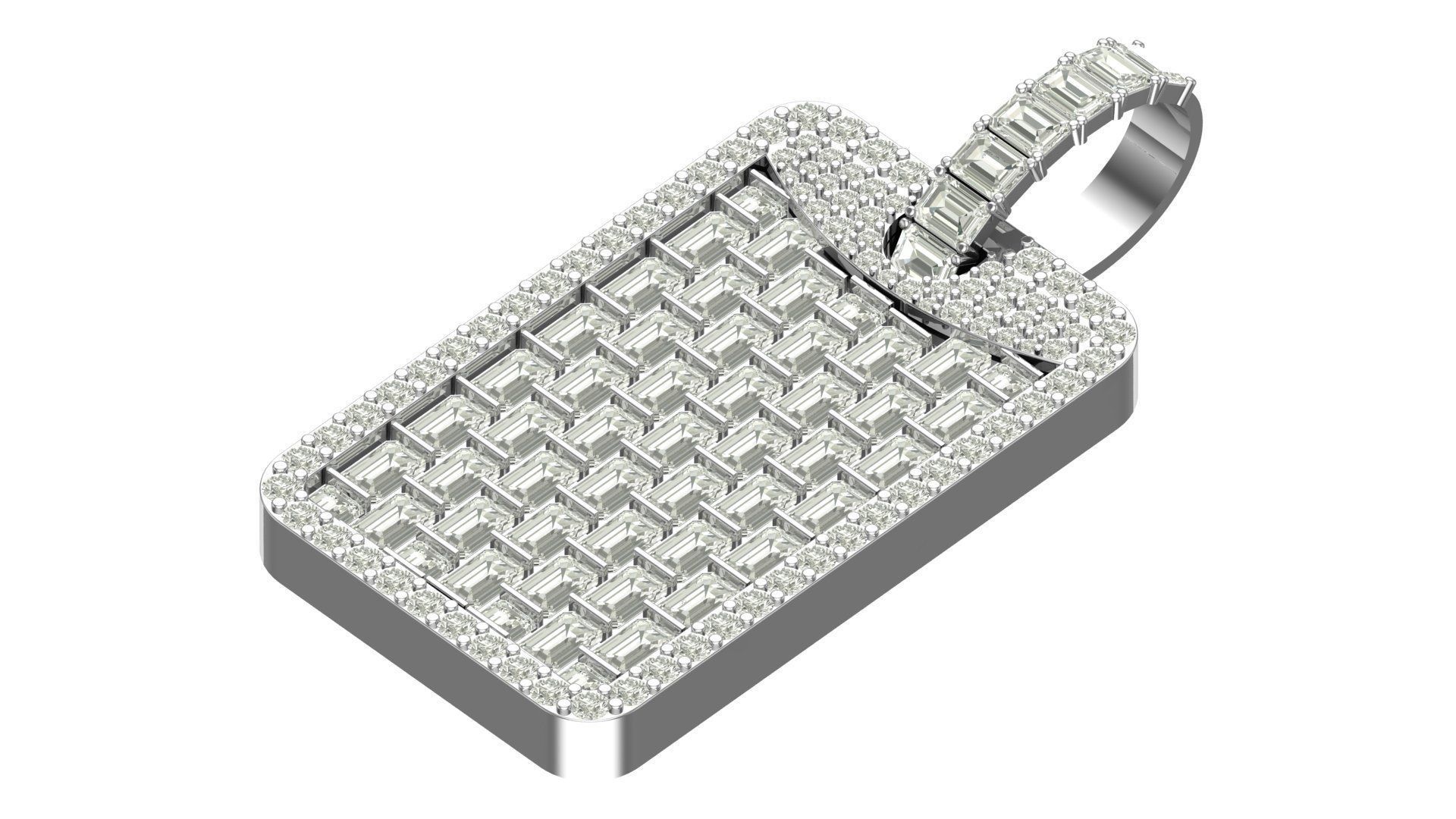  hiphop pendent 3D print model_5