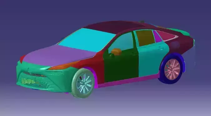 Toyota Mirai Limited 2021 Vehicle 3d scan model