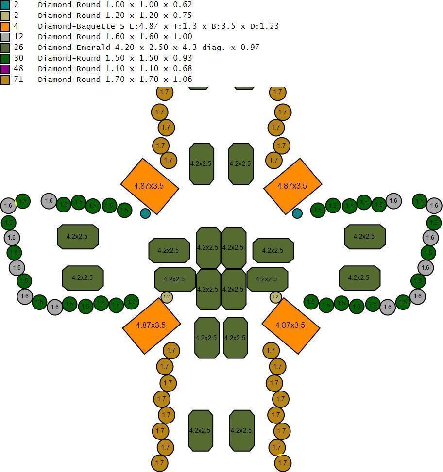 cross hiphop pendant 3D print model_15