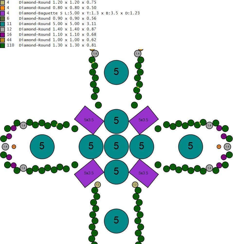 cross hiphop pendant 3D print model_15