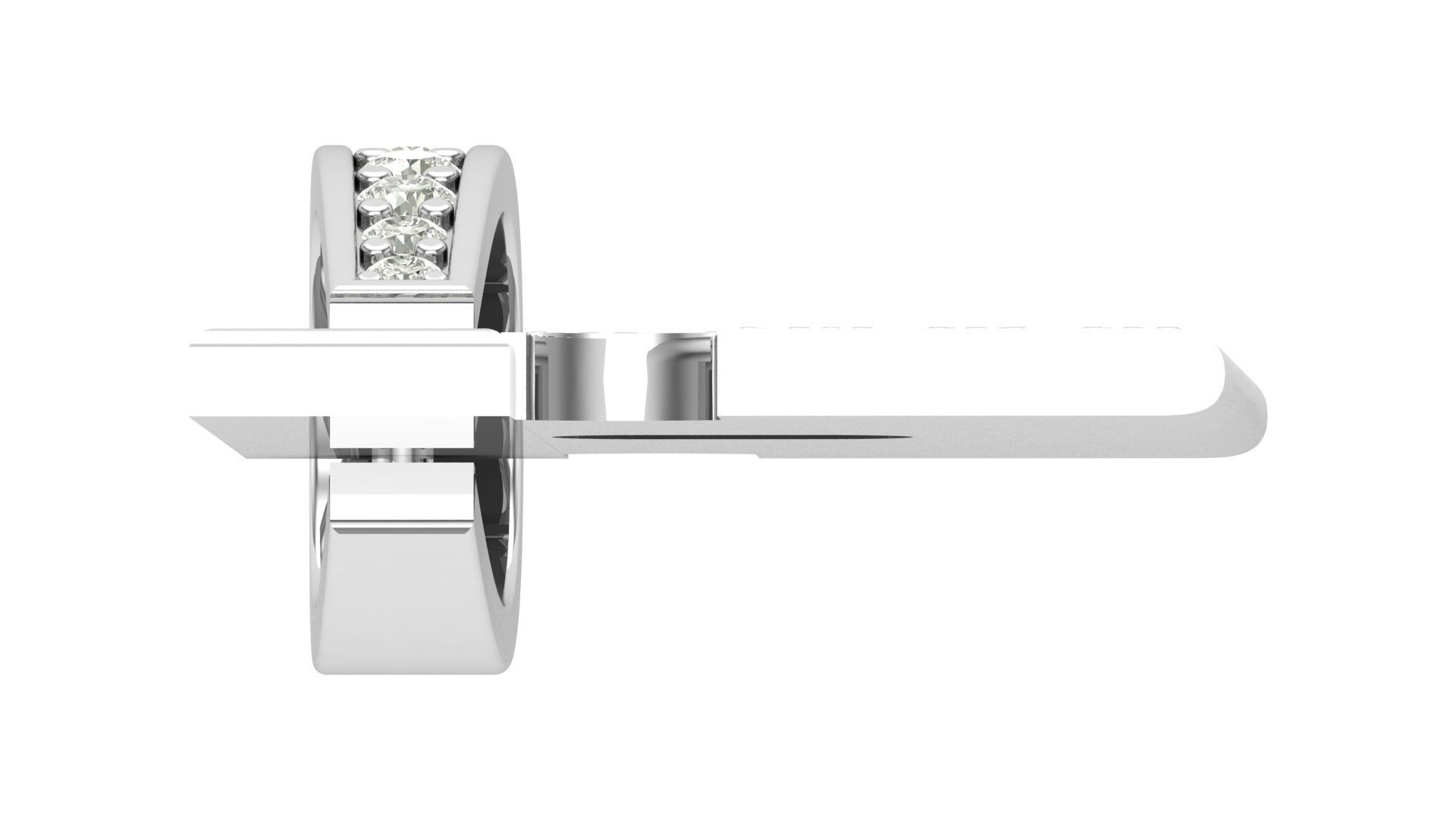 blade hiphop pendant 3D print model_8