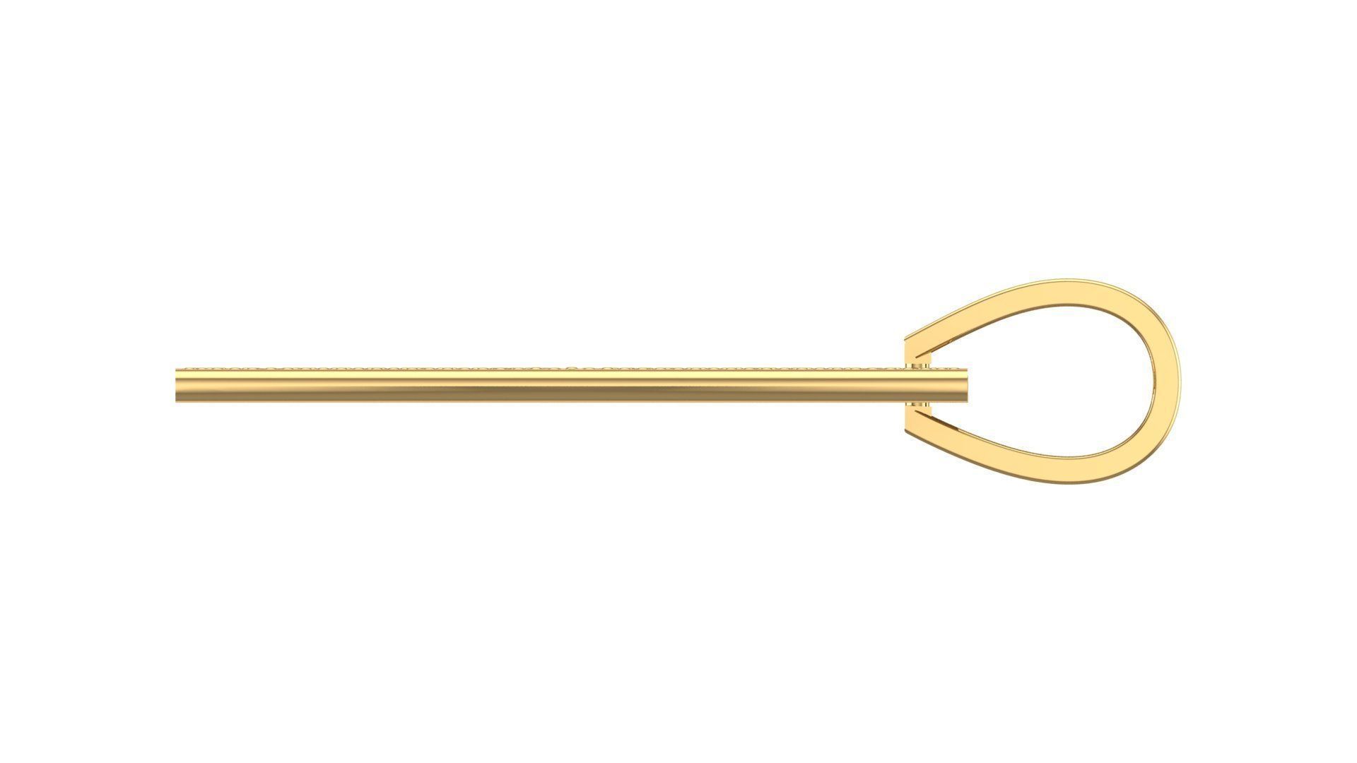 blade hiphop pendant 3D print model_9