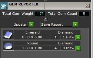 Emerald Solitaire Ring 3D print model_4