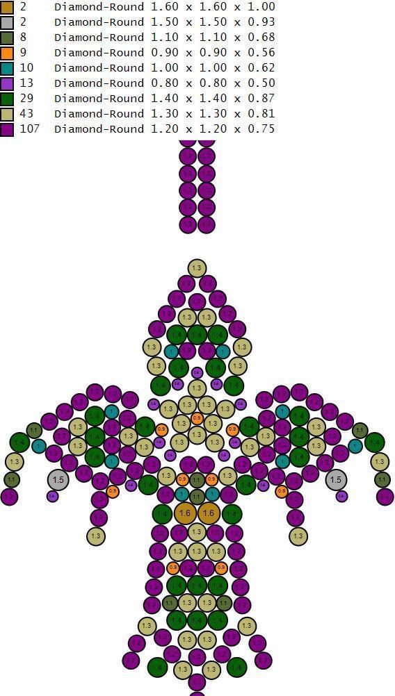 cross hiphop pendant 3D print model_17