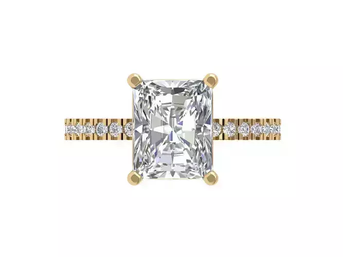 Radiant Solitaire Ring