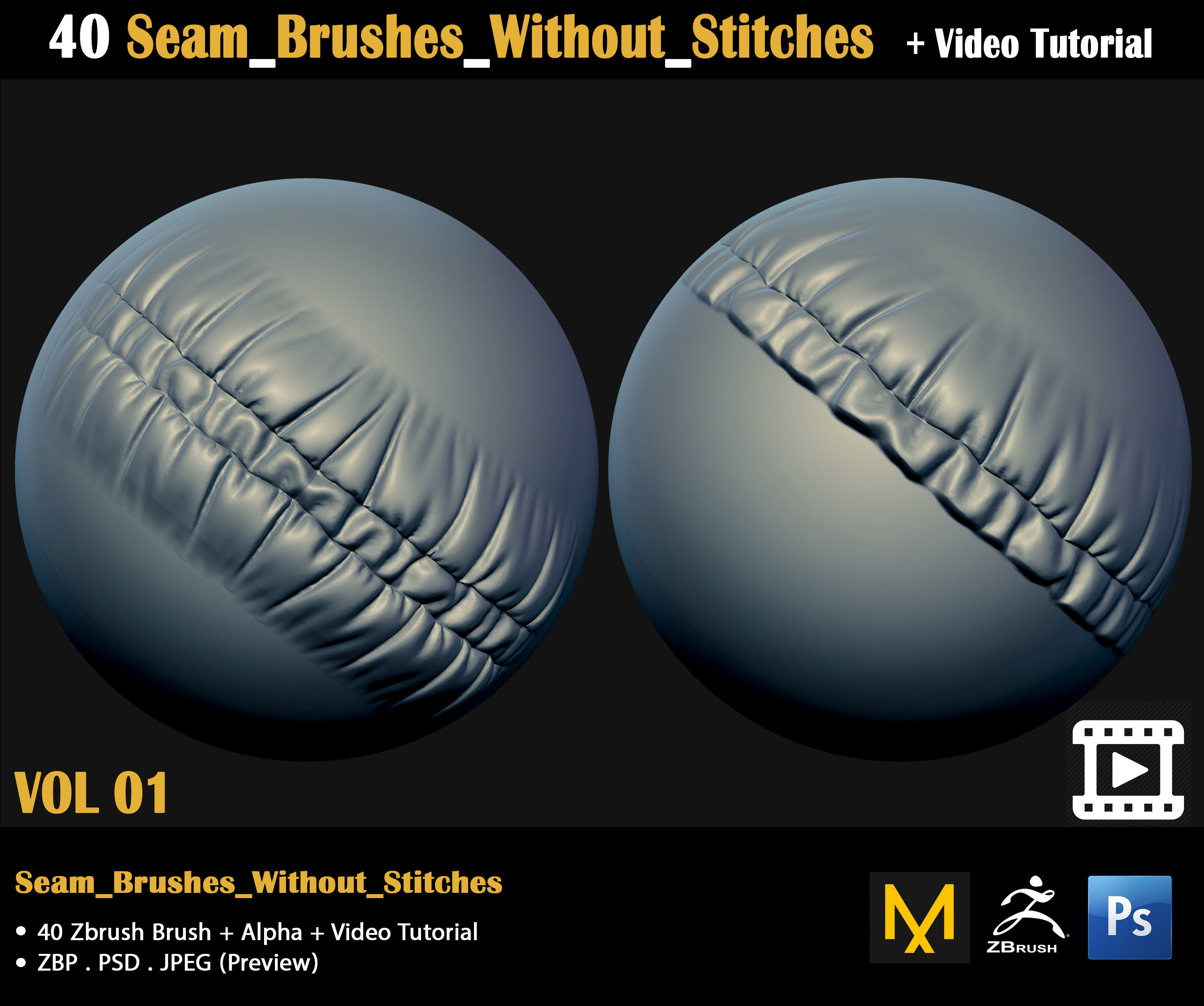 Cloth Brushes-Video Tutorial 3D model_20