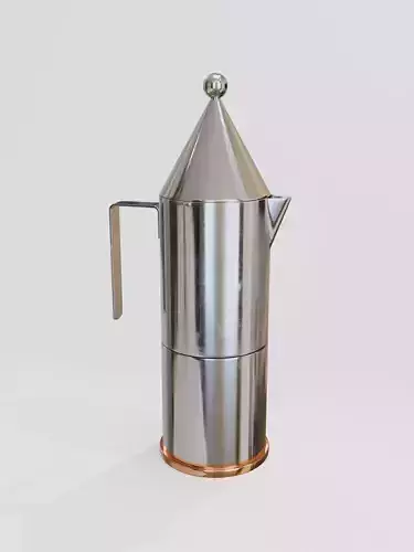 La Conica Aldo Rossi espresso maker Alessi  3D model