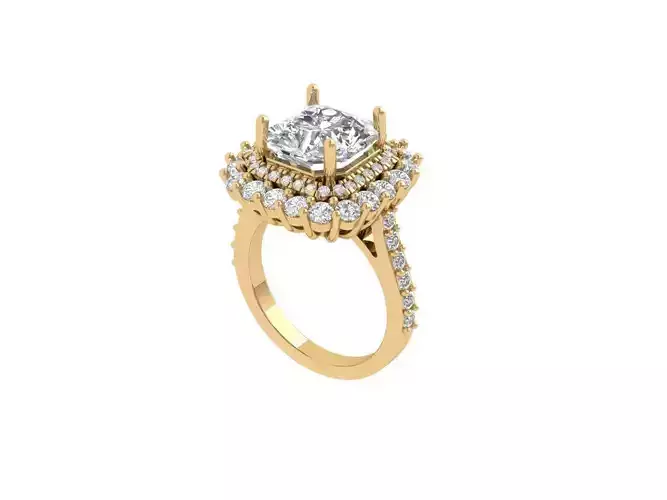 Radiant Art Deco Ring