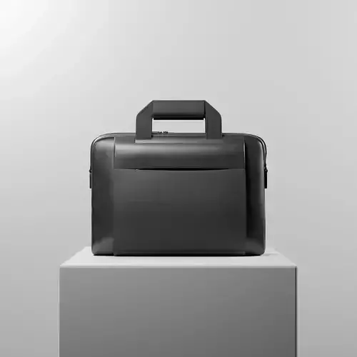 Laptop Office Briefcase Realistic 