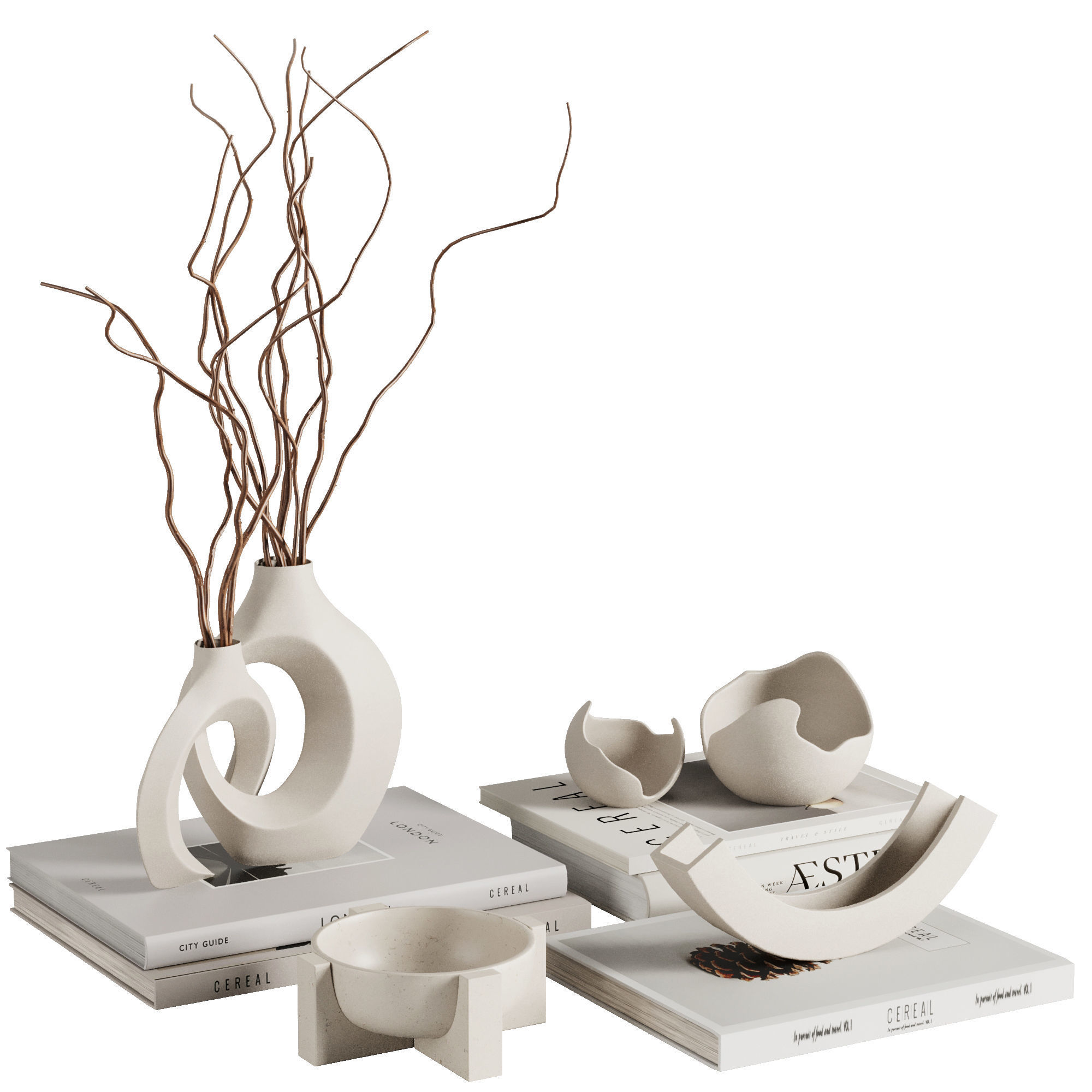 Decorative Set55 3D model_1