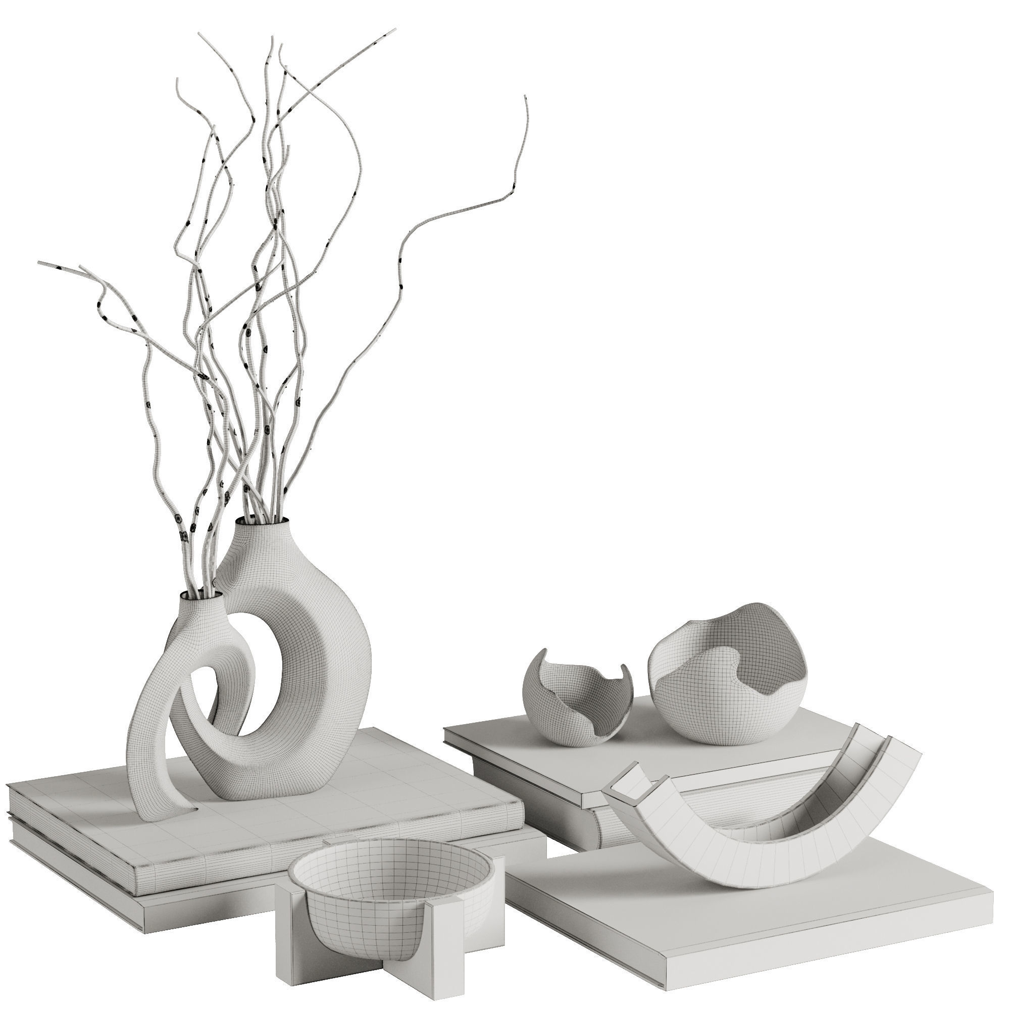 Decorative Set55 3D model_3