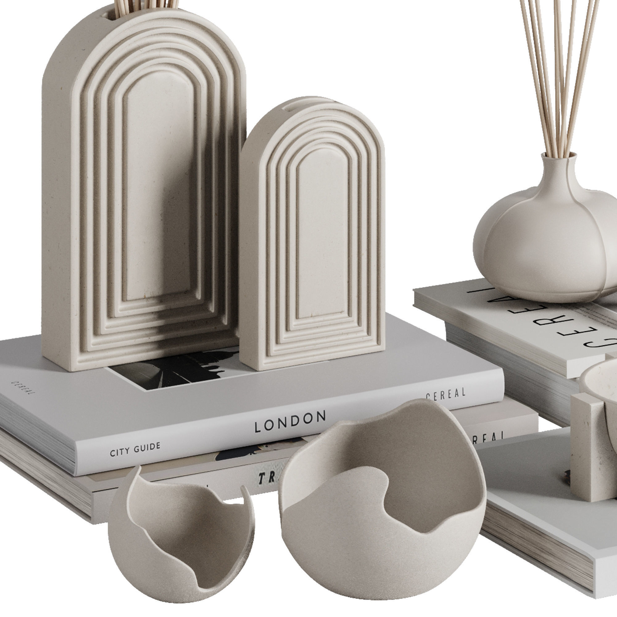 Decorative Set57 3D model_2