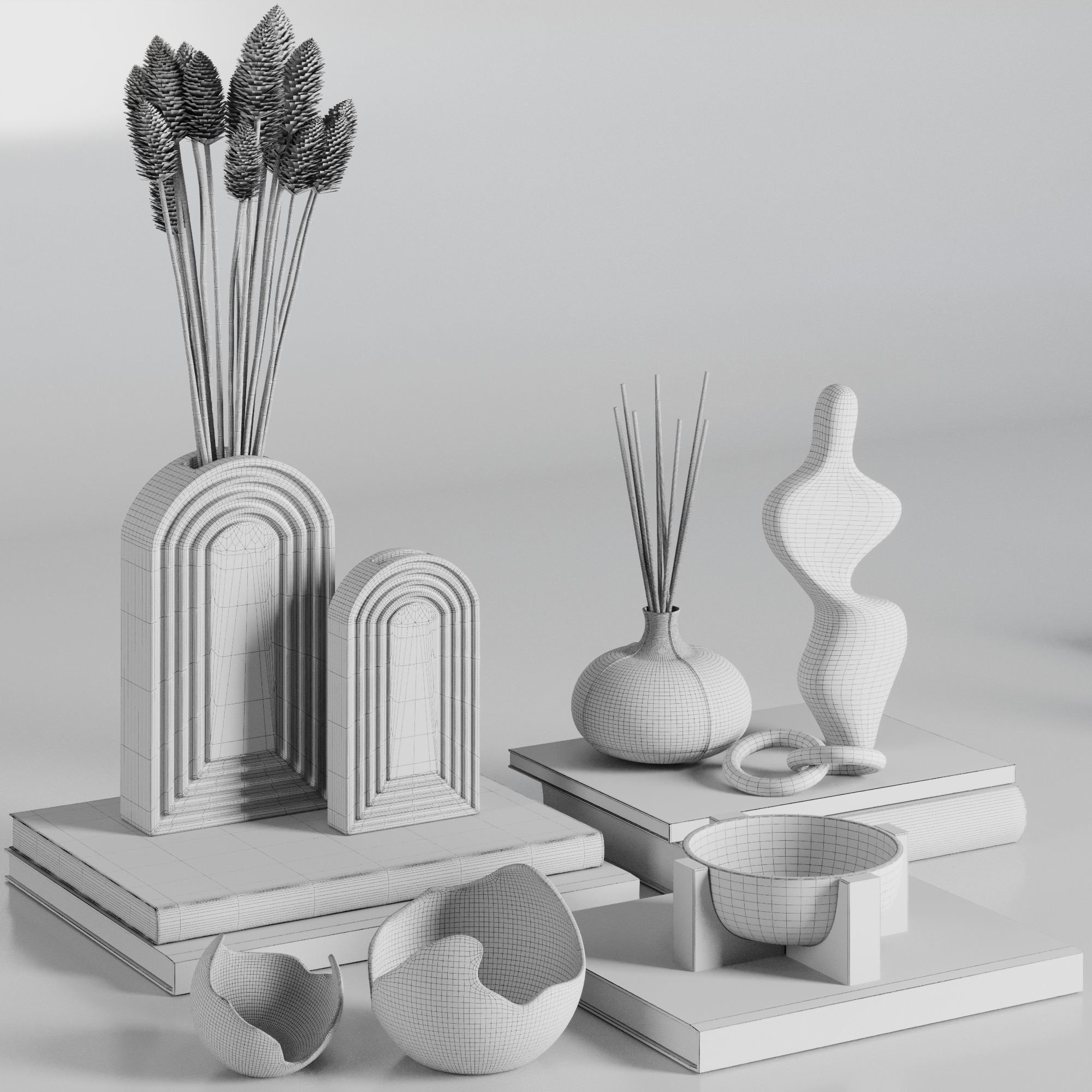 Decorative Set57 3D model_4