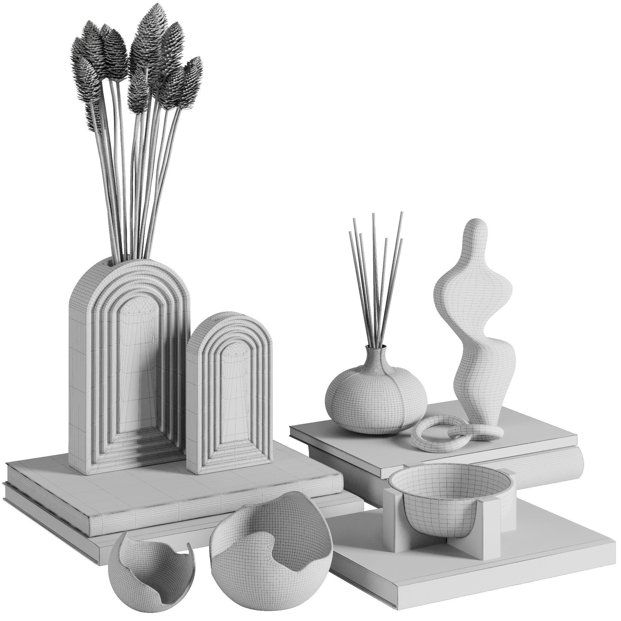 Decorative Set57 3D model_7
