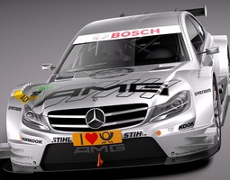 Mercedes C AMG DTM 2012-2014 3D Model