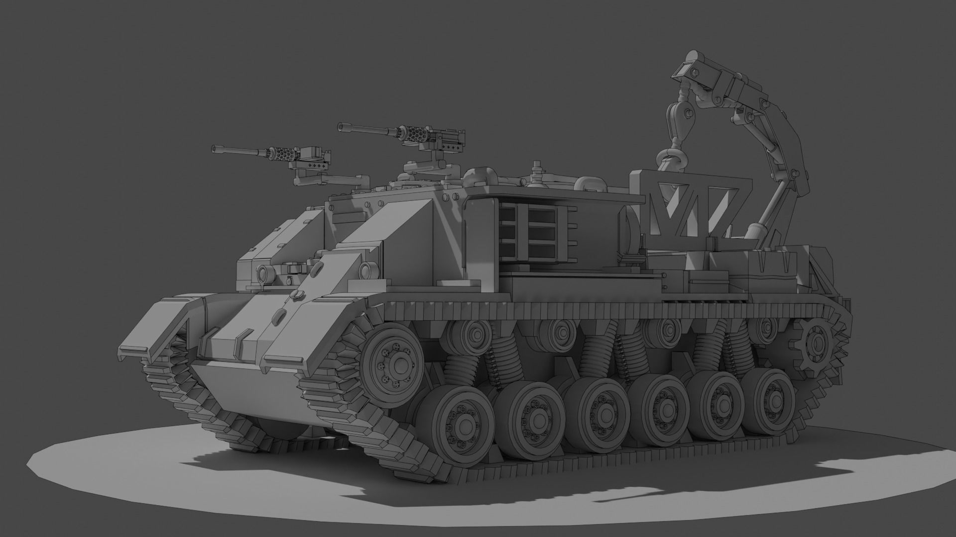 IDF Puma RAM 3D print model_1